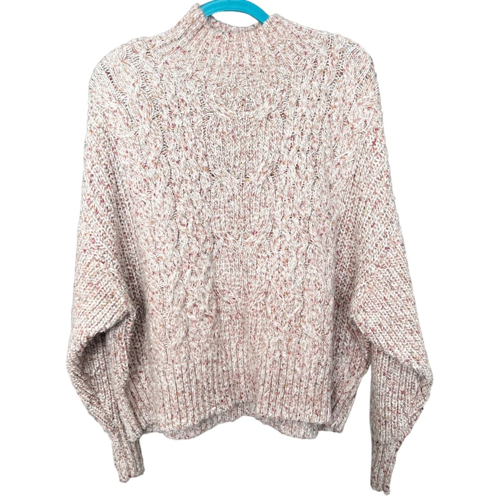 Express Cable Knit Ribbed Over-sized Chunky Sweater Women’s Large